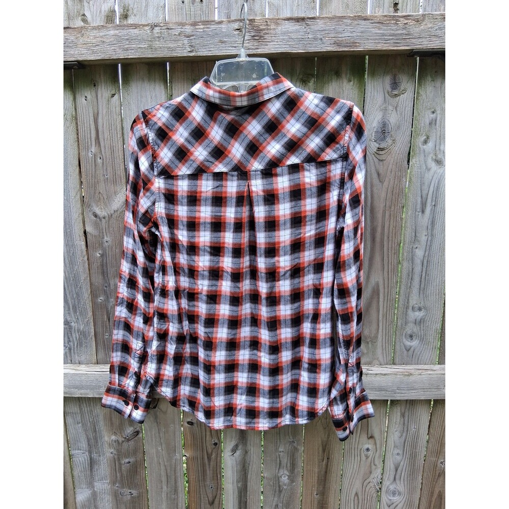 114 Harley Davidson Flannel Button Down Shirt Medium 2021 Embroidered - Picture 9 of 9